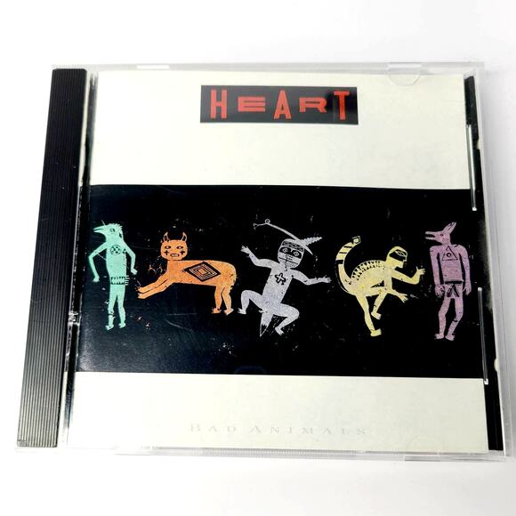 Heart Bad Animals Music CD 1987 Capitol Rock Hard Case Tested & Working - Picture 1 of 4